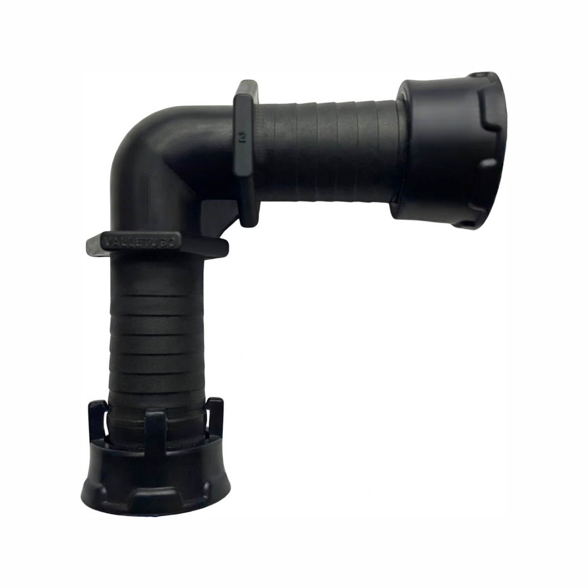 Joelho 16mm com Anéis Liso e Garra